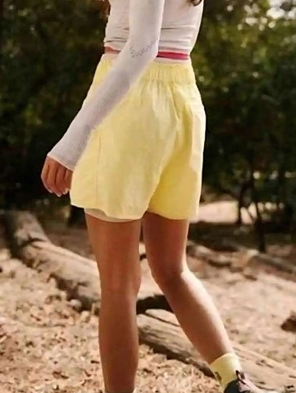 FP Movement by Free People Yellow Athletic Shorts - Picture 3 of 8